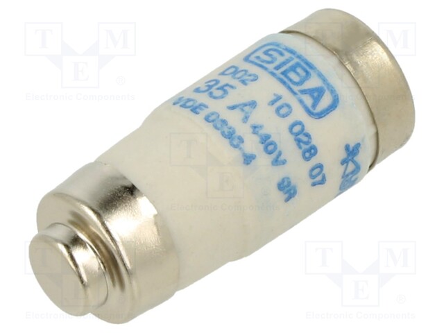 Fuse: fuse; gR; 35A; 440VAC; ceramic,industrial; D02; URD