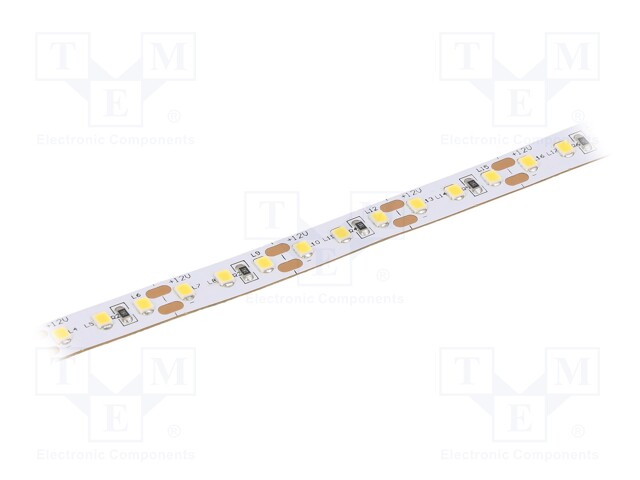 LED tape; white neutral; 2835; 12V; LED/m: 120; 10mm; IP20; 9.6W/m