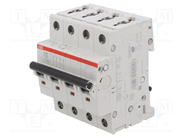 Circuit breaker; 400VAC; Inom: 50A; Poles: 4; DIN; Charact: C; 6kA