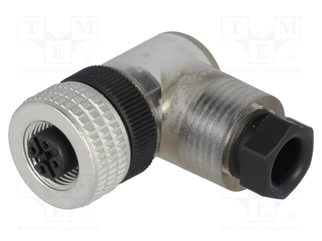 Plug; M12; PIN: 4; female; A code-DeviceNet / CANopen; for cable