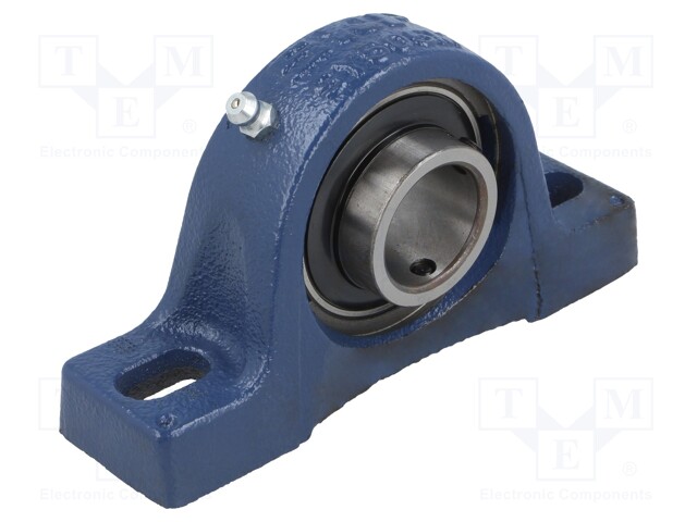 Bearing: bearing unit Y; with plummer block; 25mm; bearing steel