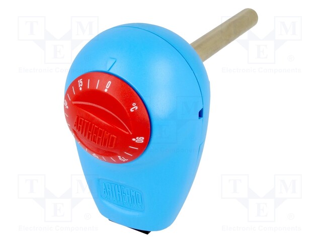 Sensor: immersion thermostat; Output conf: SPDT; 16A; 400VAC; ±4°C