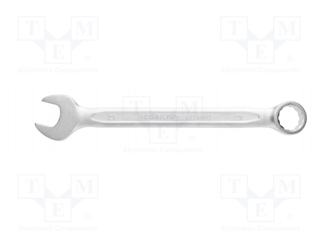 Wrench; combination spanner; 21mm; Chrom-vanadium steel