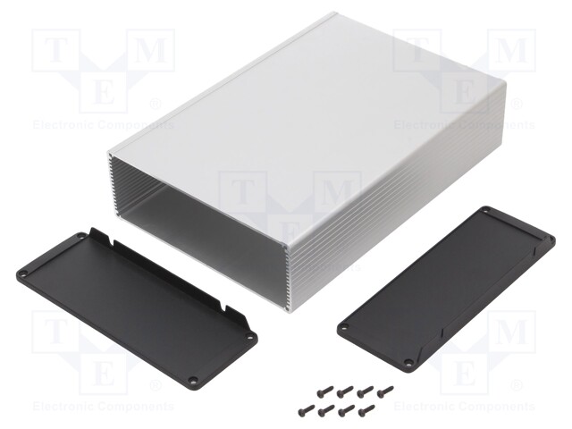 Enclosure: with panel; with fixing lugs; 1457U; X: 280mm; Y: 191mm