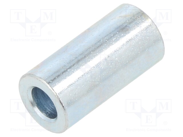 Spacer sleeve; 5.3mm; cylindrical; steel; zinc; Out.diam: 20mm