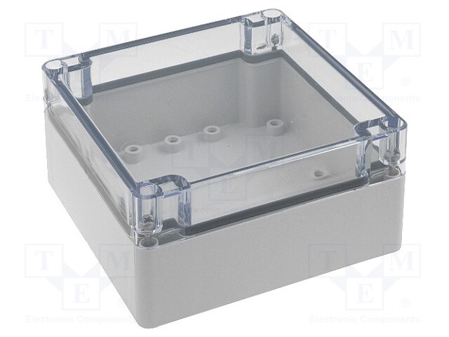 Enclosure: multipurpose; X: 120mm; Y: 122mm; Z: 65mm; EURONORD; grey