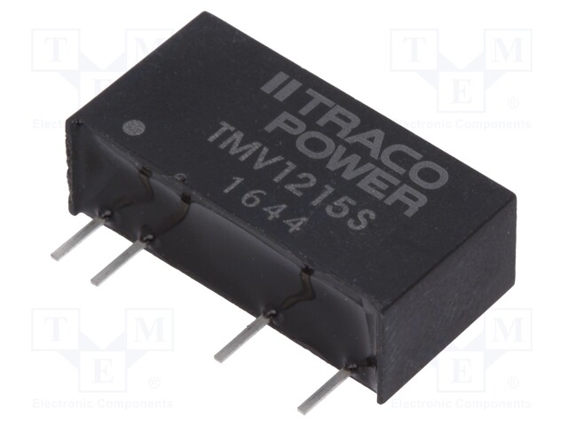 Converter: DC/DC; 1W; Uin: 10.8÷13.2V; Uout: 15VDC; Iout: 65mA; SIP7