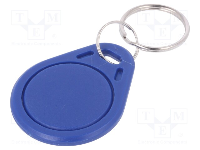 RFID pendant; blue; 100÷150kHz; Mat: plastic; 64bit; 4g