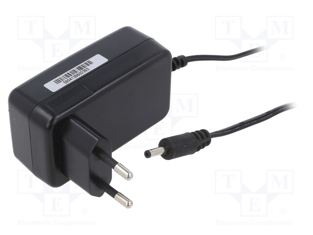 Power supply: switched-mode; constant voltage; 12VDC; 2A; 24W