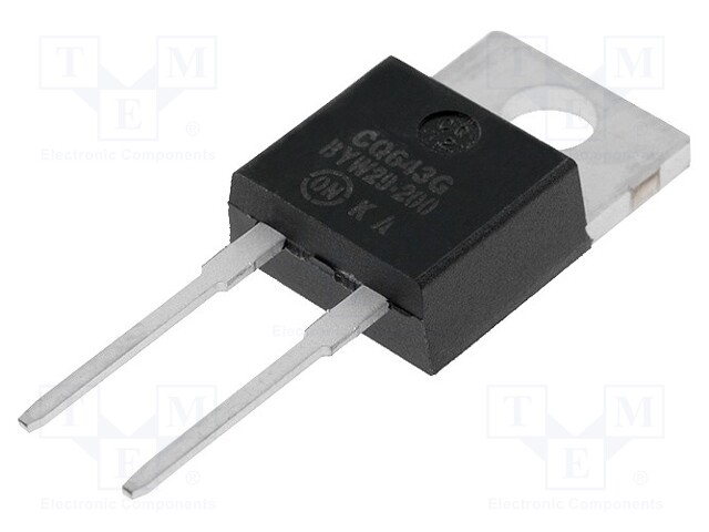 Diode: rectifying; THT; 200V; 8A; Package: tube; TO220AC