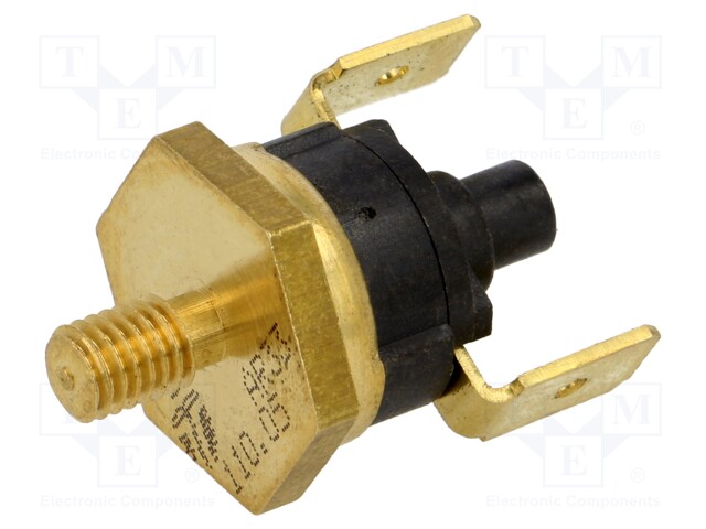 Sensor: thermostat; NC; 110°C; 16A; 250VAC; connectors 6,3mm; ±5°C