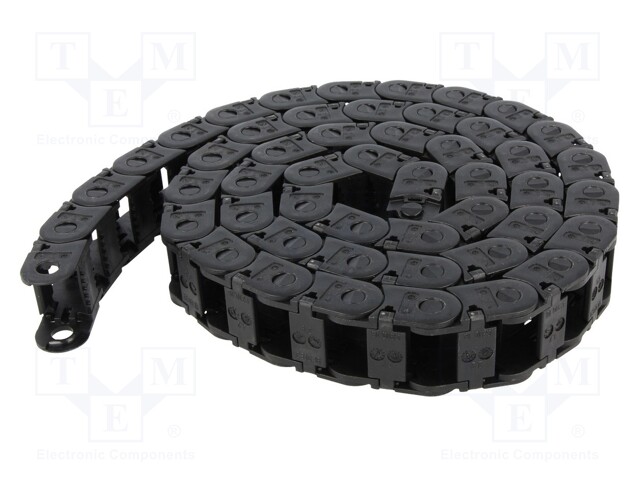 Cable chain; Series: E2.10; Bend.rad: 18mm; L: 1000mm