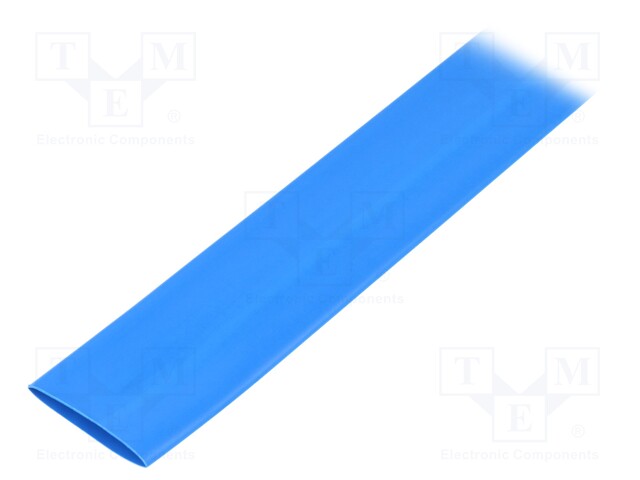 Heat shrink sleeve; flexible; 2: 1; 19mm; L: 10m; blue; polyolefine