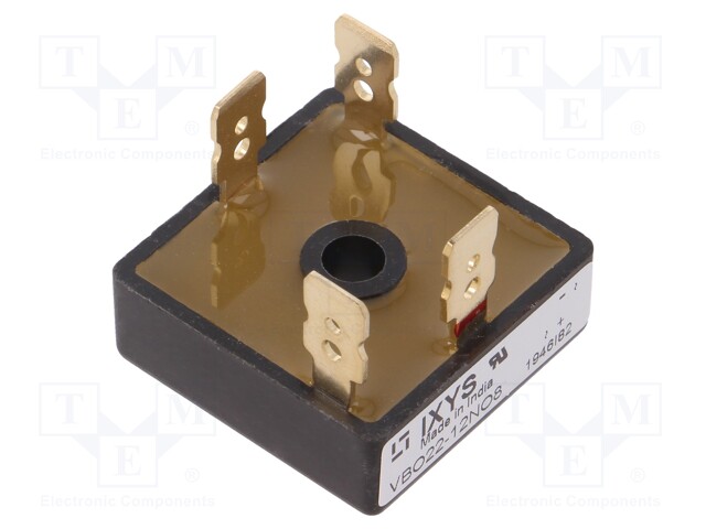 Single-phase bridge rectifier; Urmax: 1.2kV; If: 14A; Ifsm: 380A