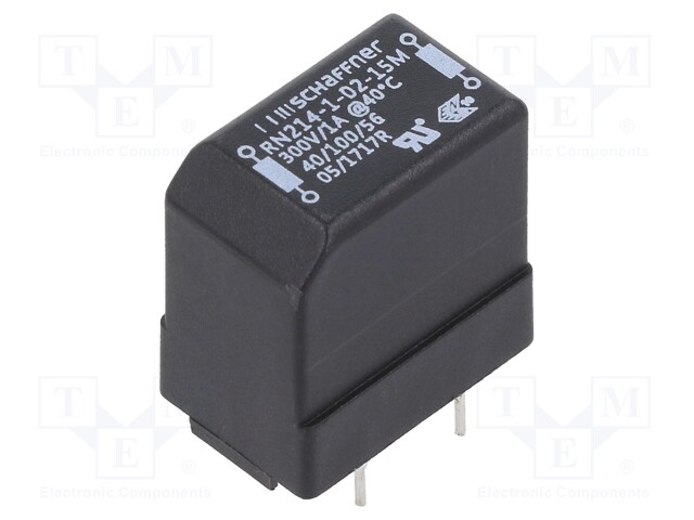 Inductor: wire with current compensation; THT; 15mH; 1A; 370mΩ