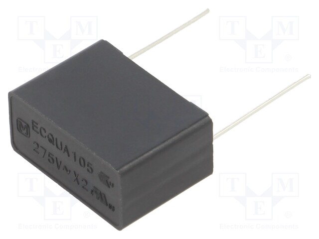 Capacitor: polypropylene; 1uF; Body dim: 26x19x12mm; THT; ±20%