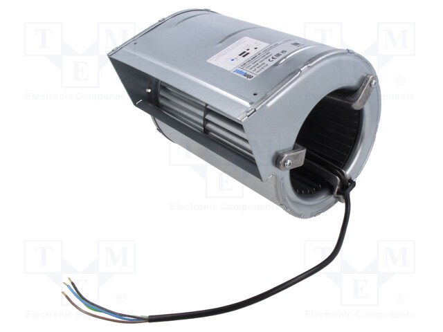 Fan: AC; blower; 230VAC; 171x180x215mm; 599.4m3/h; 55dBA; 1800rpm