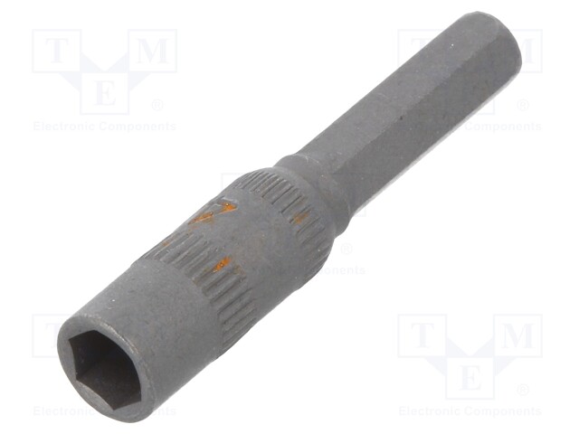 Screwdriver bit; hex socket; Socket: HEX 4mm; Overall len: 30mm