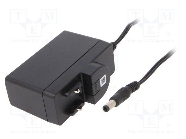 Power supply: switched-mode; voltage source; Out: 5,5/2,1; plug