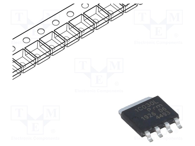 Transistor: N-MOSFET; unipolar; 30V; 100A; 272W; PowerSO8