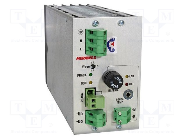 Power supply: buffer; modular; 300W; 48VDC; 66x111x203mm; 6A; 1.3kg