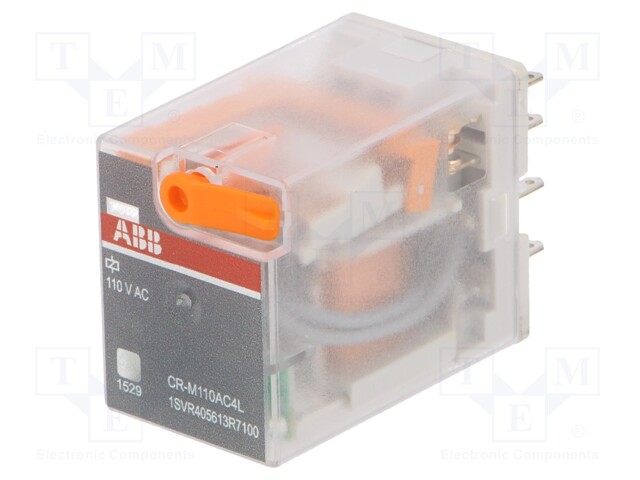 Relay: electromagnetic; 4PDT; Ucoil: 110VAC; 6A; max.250VDC