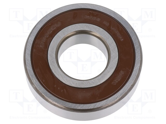 Bearing: ball; Øint: 30mm; Øout: 72mm; W: 19mm; bearing steel