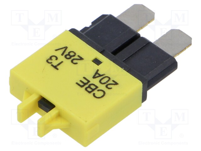 Fuse: fuse; 20A; 28VDC; automotive