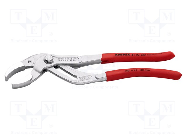 Pliers; to siphon health; 250mm