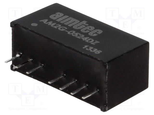 Converter: DC/DC; 2W; Uin: 4.5÷9V; Uout: 24VDC; Uout2: 24VDC; SIP8