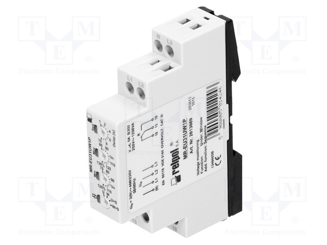 Module: voltage monitoring relay; DIN; SPDT; OUT 1: 250VAC/5A