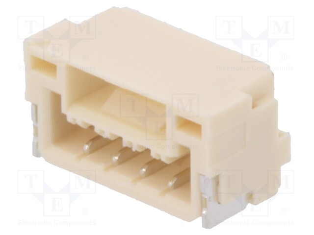 Socket; wire-board; male; GH; 1.25mm; PIN: 4; SMT; 50V; 1A; vertical