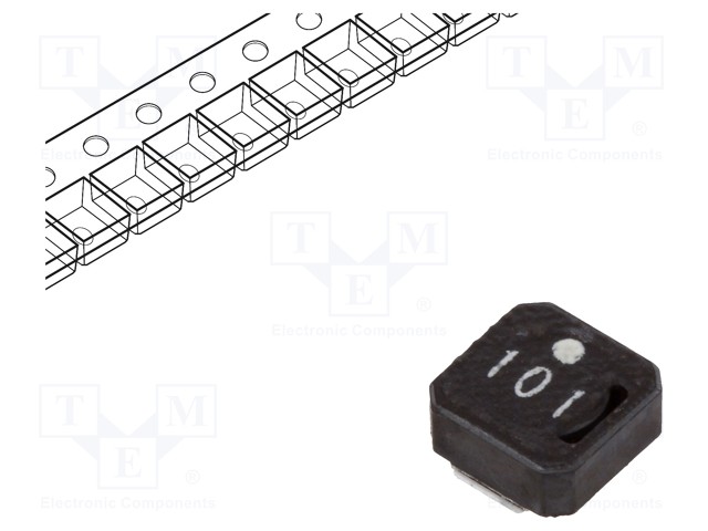 Inductor: ferrite; SMD; 100uH; 0.45A; 1.4Ω; ±20%; Series: VLCF