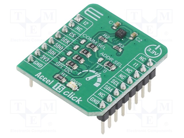 Click board; accelerometer; I2C,SPI; BMA490L; 3.3VDC