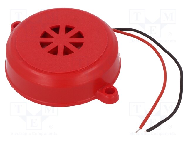 Sound transducer: piezo alarm; 24VDC; Sound level: 90dB