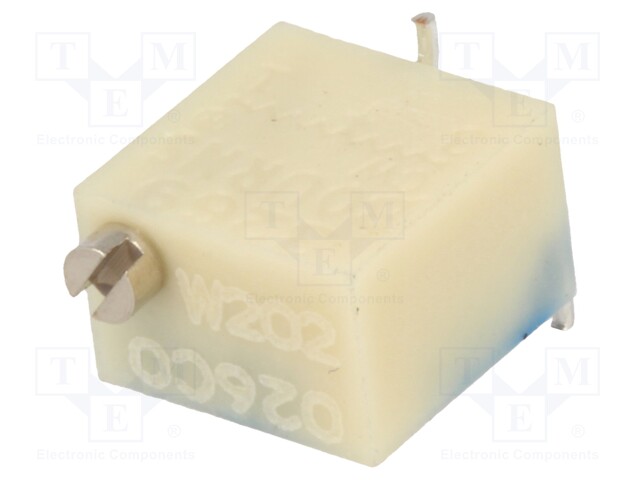 Potentiometer: mounting; multiturn; 2kΩ; 250mW; SMD; ±10%; linear