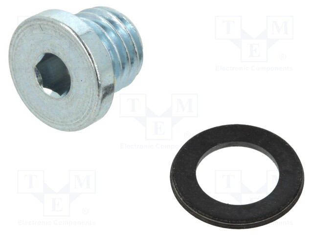 Protection cap; M7; Mat: stainless steel; Gasket: NBR; 3.35Nm