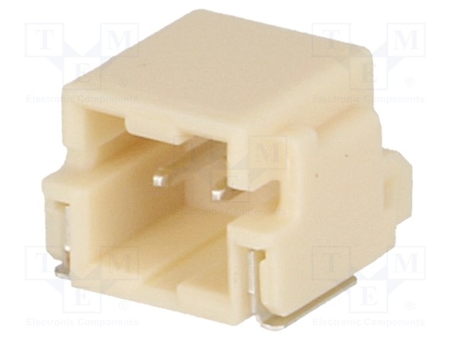 Socket; wire-board; male; DuraClik; 2mm; PIN: 2; SMT; 3A; -40÷105°C