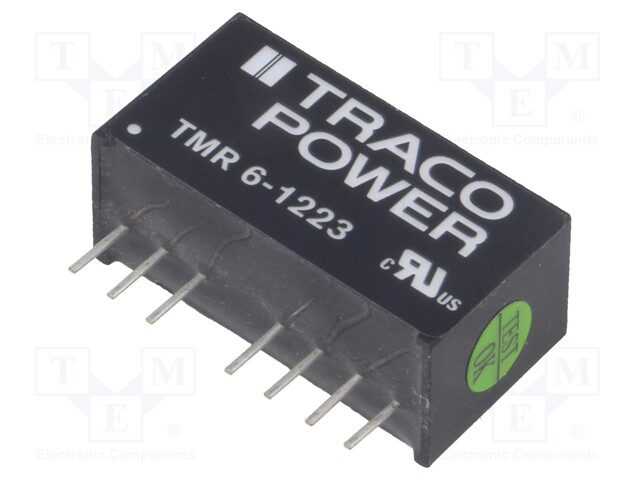 Converter: DC/DC; 6W; Uin: 9÷18V; Uout: 15VDC; Uout2: -15VDC; SIP8