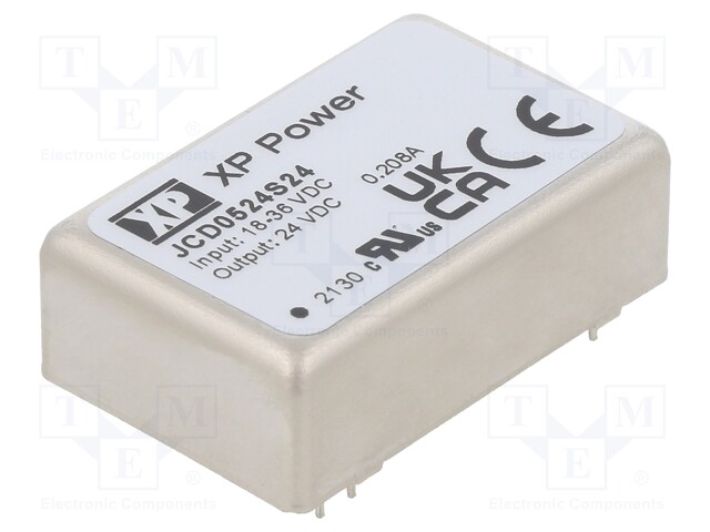 Converter: DC/DC; 5W; Uin: 18÷36V; 24VDC; Mounting: THT; Series: JCD