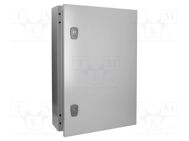 Enclosure: multipurpose; X: 400mm; Y: 600mm; Z: 150mm; CS; steel; grey