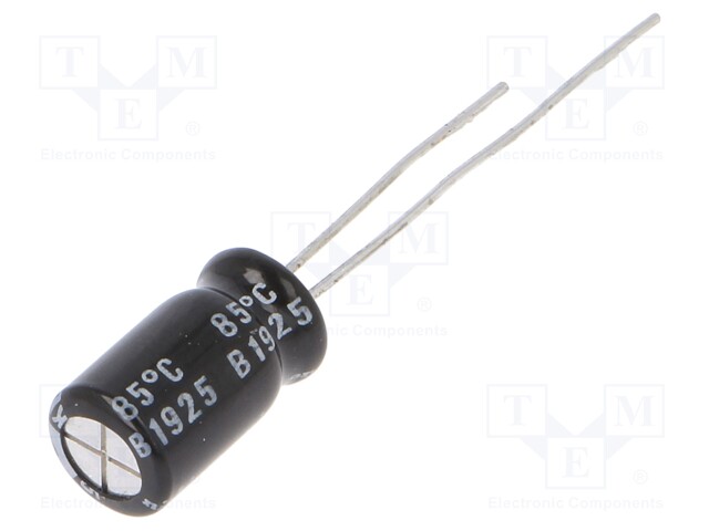 Capacitor: electrolytic; THT; 15uF; 63VDC; Ø6.3x11mm; Pitch: 2.5mm