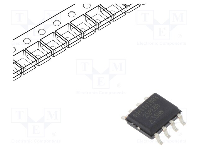 FLASH memory; 8Mbit; SPI / RapidS; 85MHz; 2.3÷3.6V; SO8; serial