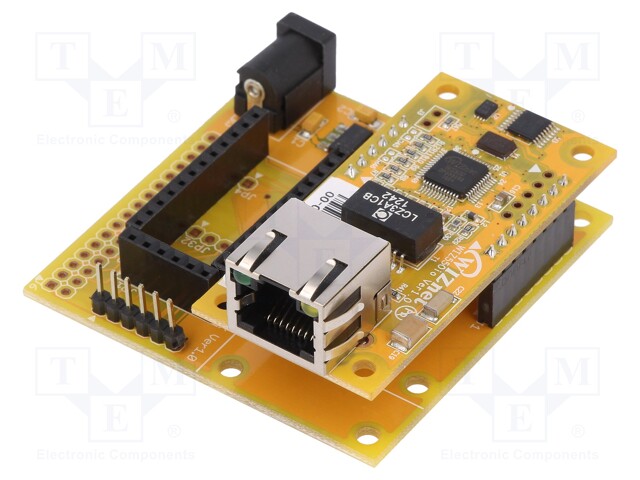 Expansion board; Ethernet,SPI; W5500; RJ45,pin strips