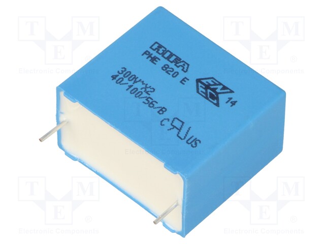 Capacitor: polyester; 1uF; 300VAC; Pitch: 27.5mm; ±20%; -40÷100°C