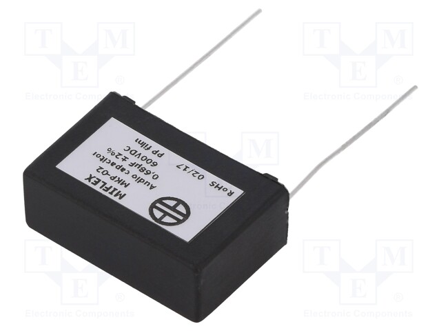 Capacitor: polypropylene; 680nF; 600VDC; 27.5mm; ±2%; -25÷85°C