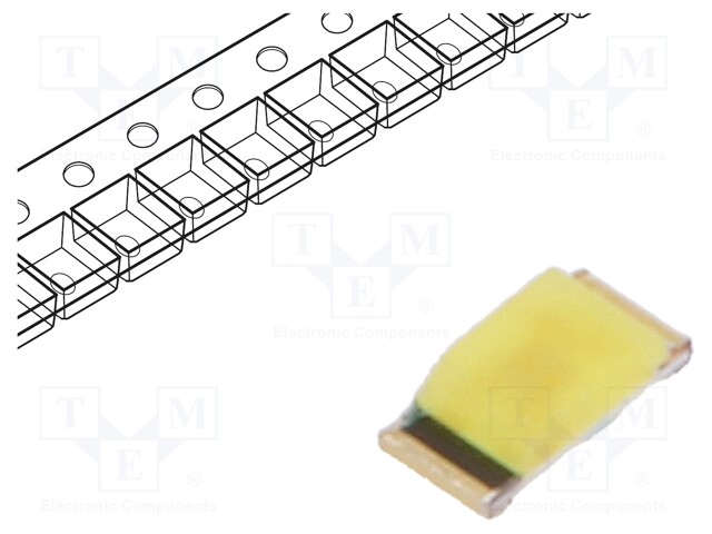 LED; SMD; 0603; white cold; 63÷210mcd; 130°; 5mA; 2.55÷3.15V; 36mW