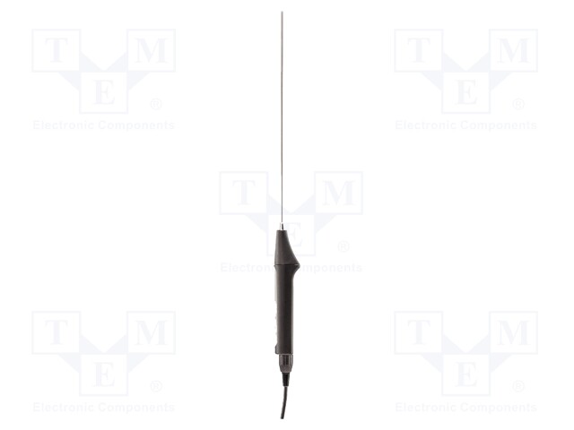 Probe: PT100-type temperature; -80÷300°C; 4mm; <60s