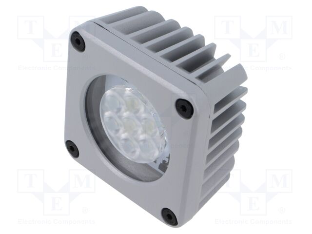 Lamp: machine light; 8.5W; 60000h; 65°; 5000K; -10÷50°C; IP67; 24VDC