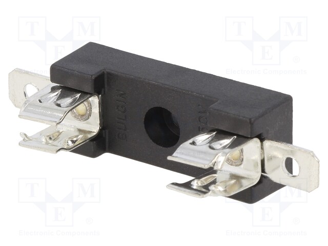 Fuse holder; 6,3x25mm; UL94V-0